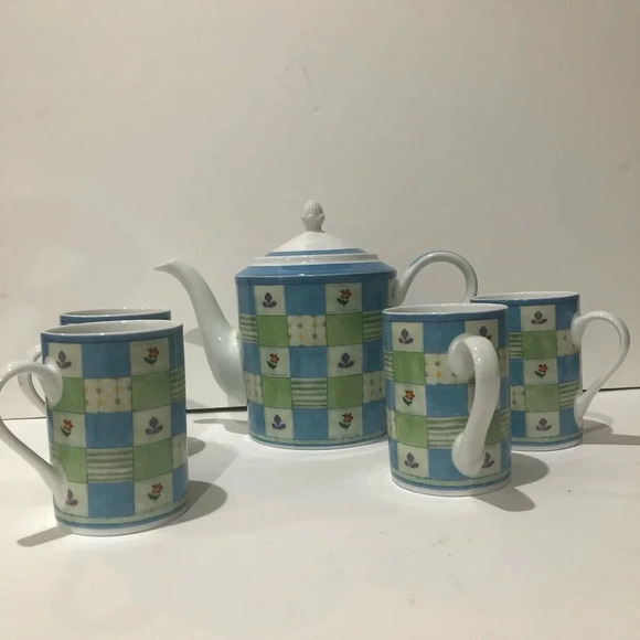 - Studio nova teapot and 4 cups - Picture 1 of 3